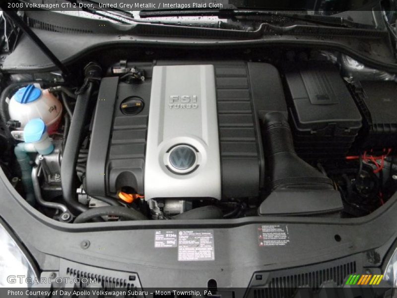  2008 GTI 2 Door Engine - 2.0 Liter FSI Turbocharged DOHC 16-Valve 4 Cylinder
