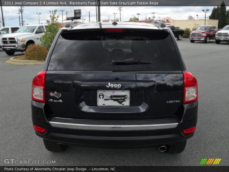Blackberry Pearl / Dark Slate Gray/Light Pebble Beige 2011 Jeep Compass 2.4 Limited 4x4