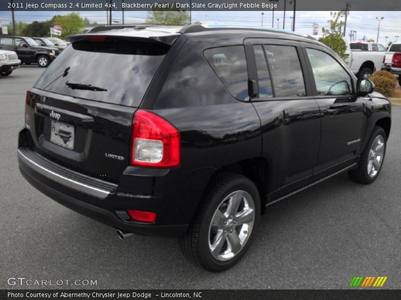 Blackberry Pearl / Dark Slate Gray/Light Pebble Beige 2011 Jeep Compass 2.4 Limited 4x4