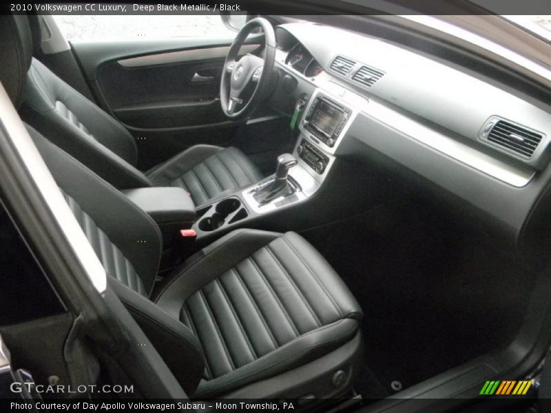 Deep Black Metallic / Black 2010 Volkswagen CC Luxury