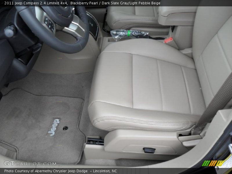 Blackberry Pearl / Dark Slate Gray/Light Pebble Beige 2011 Jeep Compass 2.4 Limited 4x4