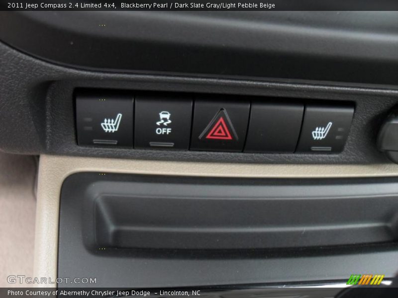 Blackberry Pearl / Dark Slate Gray/Light Pebble Beige 2011 Jeep Compass 2.4 Limited 4x4