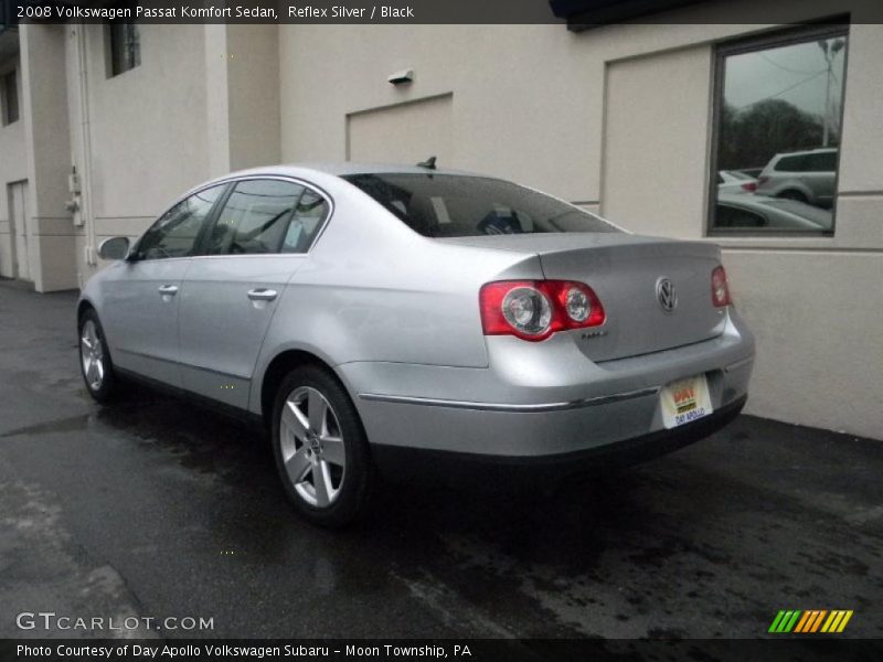 Reflex Silver / Black 2008 Volkswagen Passat Komfort Sedan