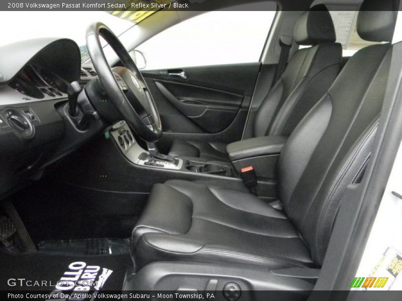 Reflex Silver / Black 2008 Volkswagen Passat Komfort Sedan