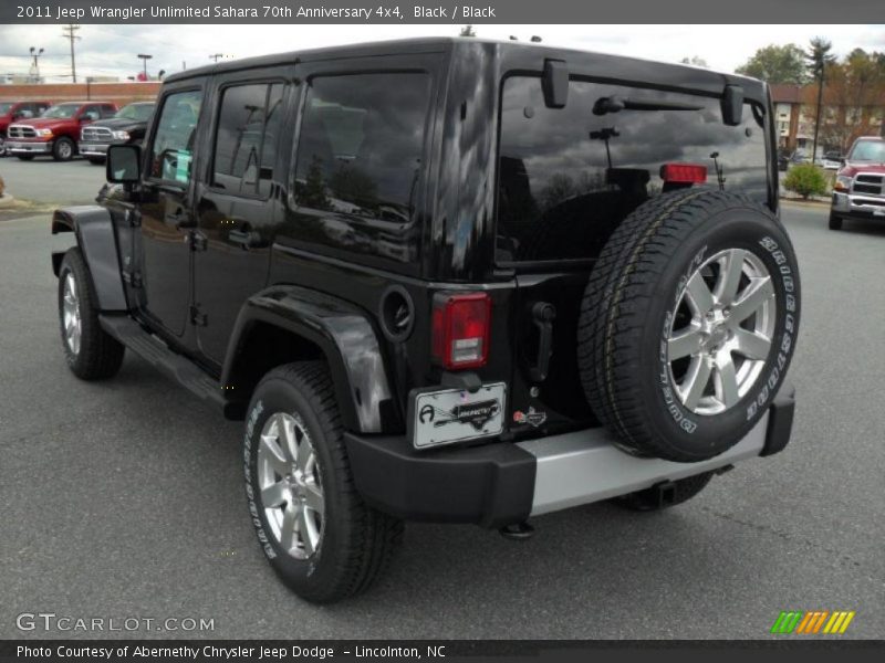 Black / Black 2011 Jeep Wrangler Unlimited Sahara 70th Anniversary 4x4