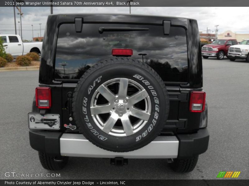 Black / Black 2011 Jeep Wrangler Unlimited Sahara 70th Anniversary 4x4