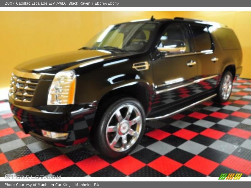 Black Raven / Ebony/Ebony 2007 Cadillac Escalade ESV AWD