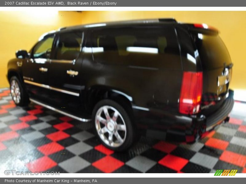 Black Raven / Ebony/Ebony 2007 Cadillac Escalade ESV AWD