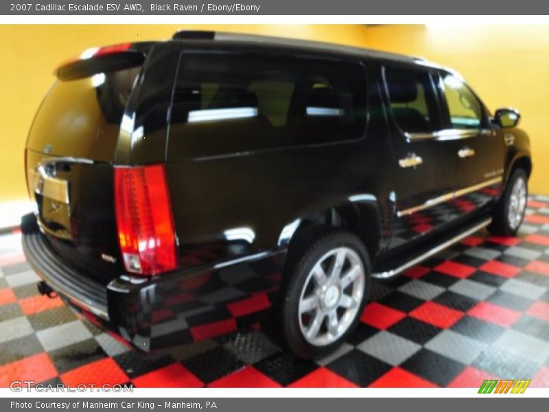 Black Raven / Ebony/Ebony 2007 Cadillac Escalade ESV AWD