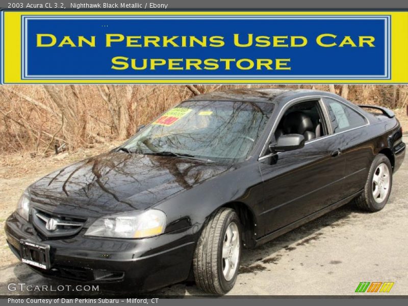 Nighthawk Black Metallic / Ebony 2003 Acura CL 3.2