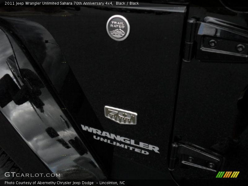 Black / Black 2011 Jeep Wrangler Unlimited Sahara 70th Anniversary 4x4
