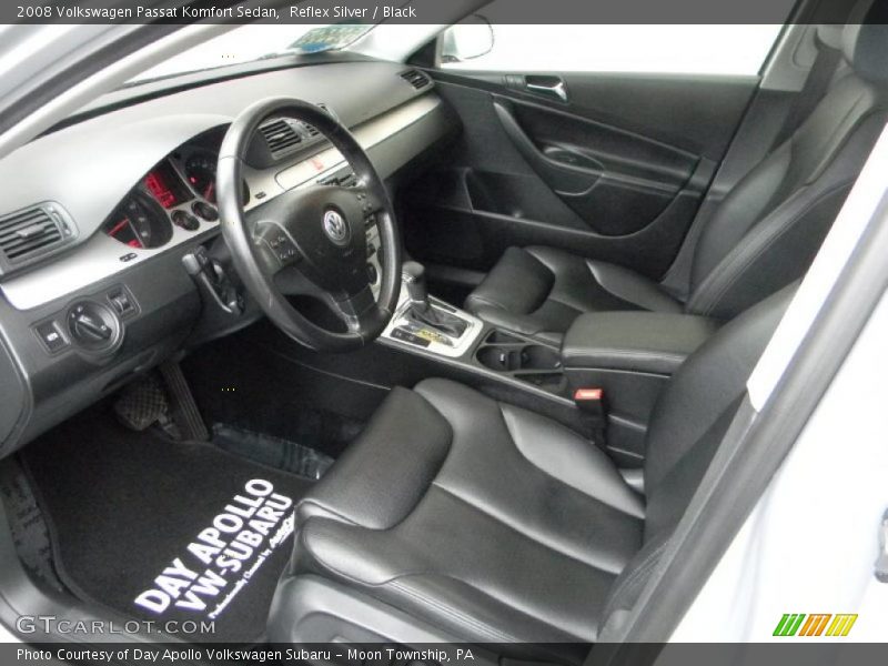 Reflex Silver / Black 2008 Volkswagen Passat Komfort Sedan