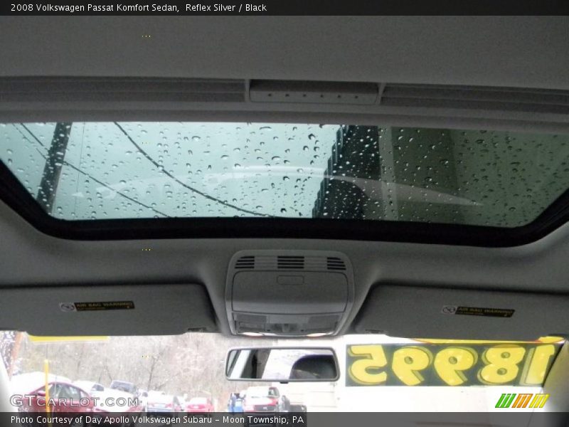 Reflex Silver / Black 2008 Volkswagen Passat Komfort Sedan