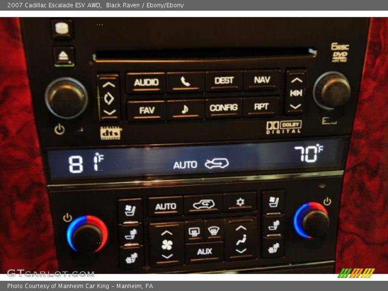 Black Raven / Ebony/Ebony 2007 Cadillac Escalade ESV AWD