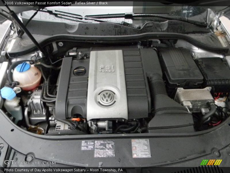 Reflex Silver / Black 2008 Volkswagen Passat Komfort Sedan