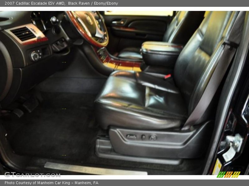 Black Raven / Ebony/Ebony 2007 Cadillac Escalade ESV AWD