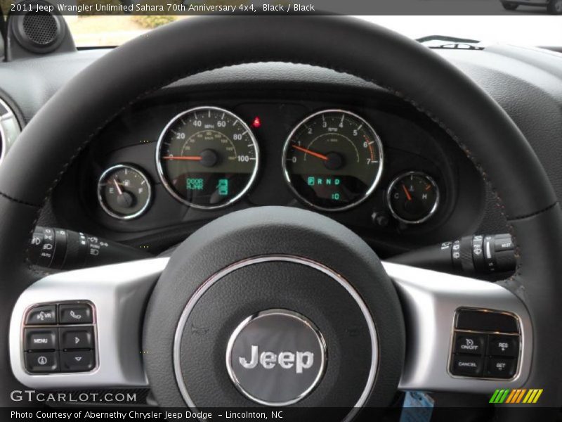  2011 Wrangler Unlimited Sahara 70th Anniversary 4x4 Steering Wheel