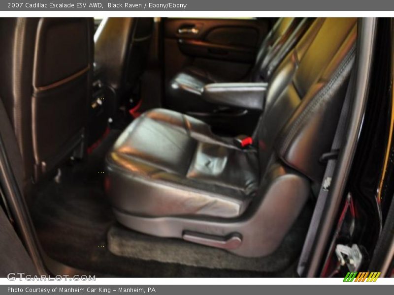 Black Raven / Ebony/Ebony 2007 Cadillac Escalade ESV AWD