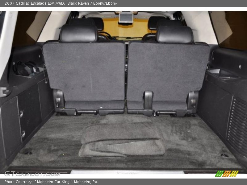 Black Raven / Ebony/Ebony 2007 Cadillac Escalade ESV AWD