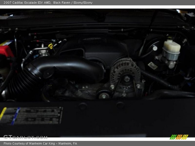Black Raven / Ebony/Ebony 2007 Cadillac Escalade ESV AWD