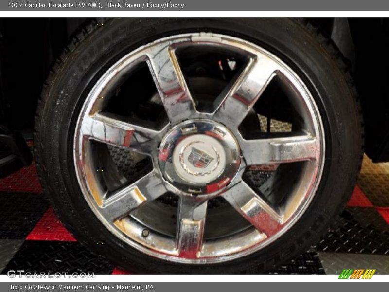 Black Raven / Ebony/Ebony 2007 Cadillac Escalade ESV AWD