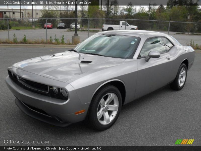 Billet Metallic / Dark Slate Gray 2011 Dodge Challenger SE