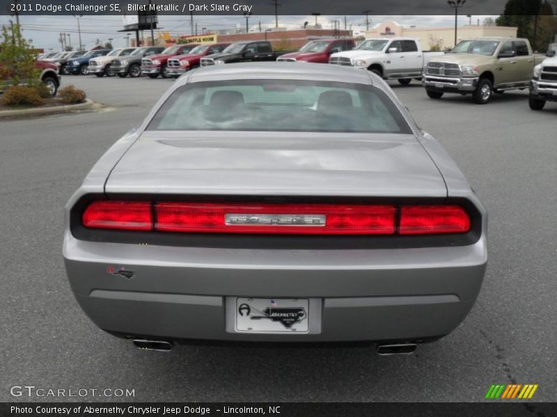 Billet Metallic / Dark Slate Gray 2011 Dodge Challenger SE