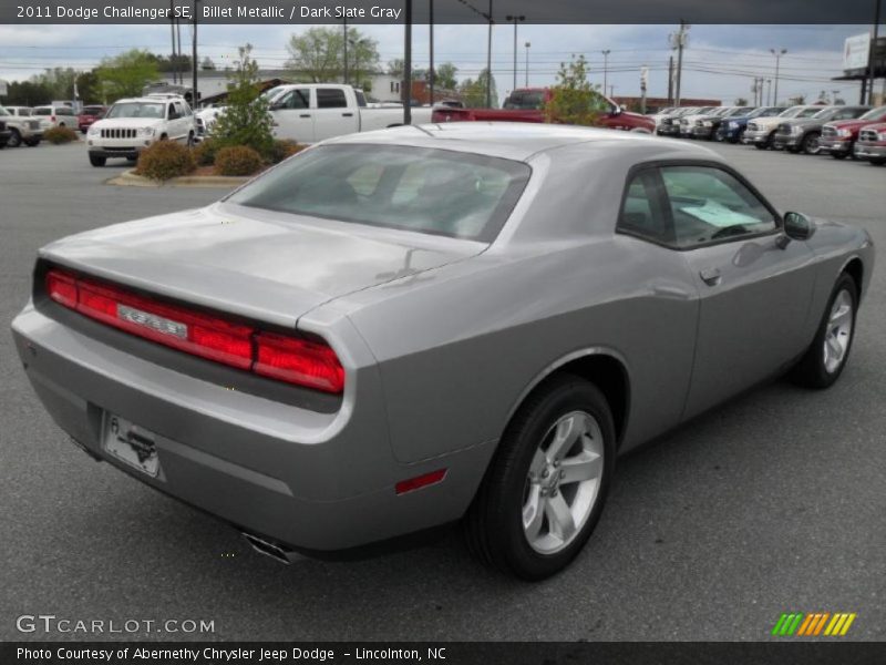 Billet Metallic / Dark Slate Gray 2011 Dodge Challenger SE