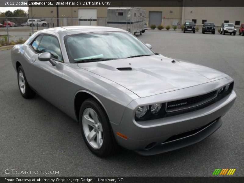 Billet Metallic / Dark Slate Gray 2011 Dodge Challenger SE