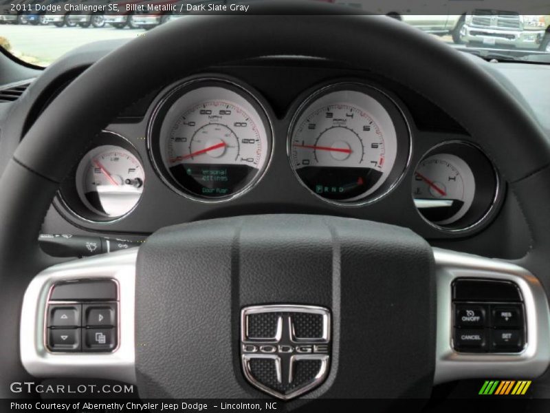 Billet Metallic / Dark Slate Gray 2011 Dodge Challenger SE