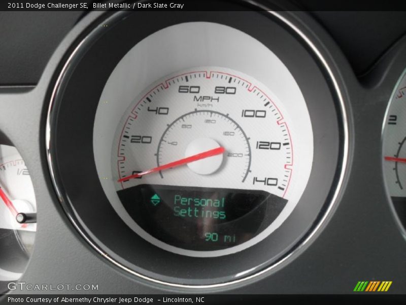 Billet Metallic / Dark Slate Gray 2011 Dodge Challenger SE