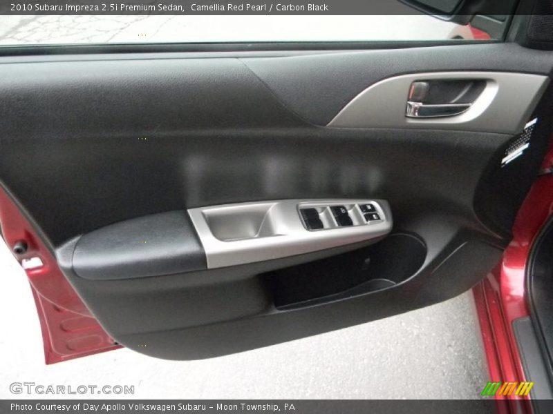 Camellia Red Pearl / Carbon Black 2010 Subaru Impreza 2.5i Premium Sedan