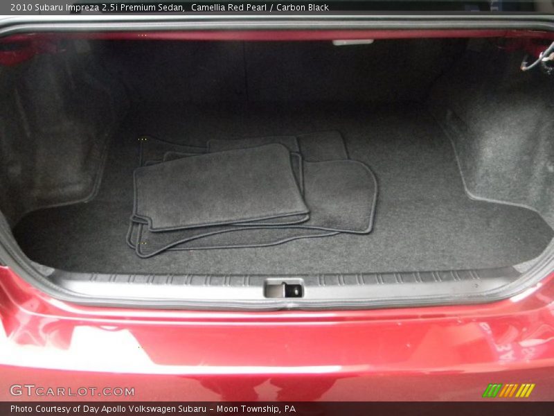 Camellia Red Pearl / Carbon Black 2010 Subaru Impreza 2.5i Premium Sedan