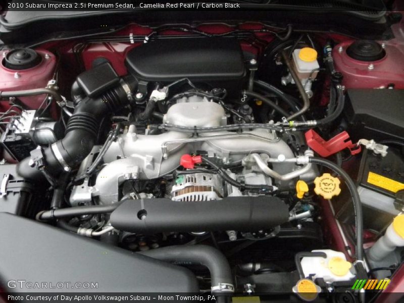  2010 Impreza 2.5i Premium Sedan Engine - 2.5 Liter SOHC 16-Valve VVT Flat 4 Cylinder