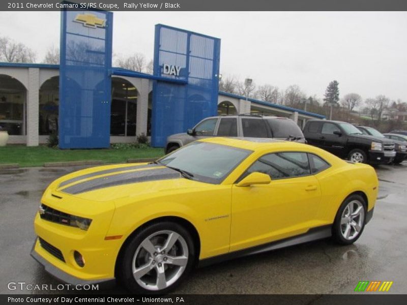 Rally Yellow / Black 2011 Chevrolet Camaro SS/RS Coupe