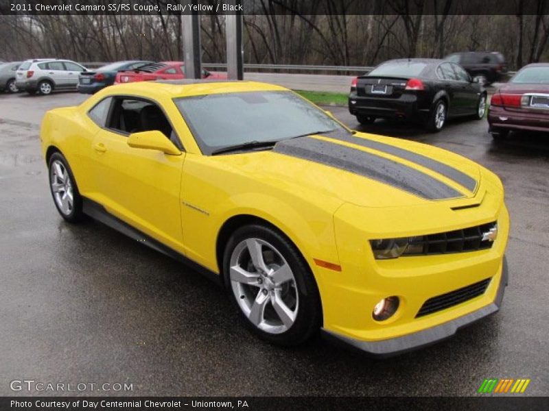 Rally Yellow / Black 2011 Chevrolet Camaro SS/RS Coupe