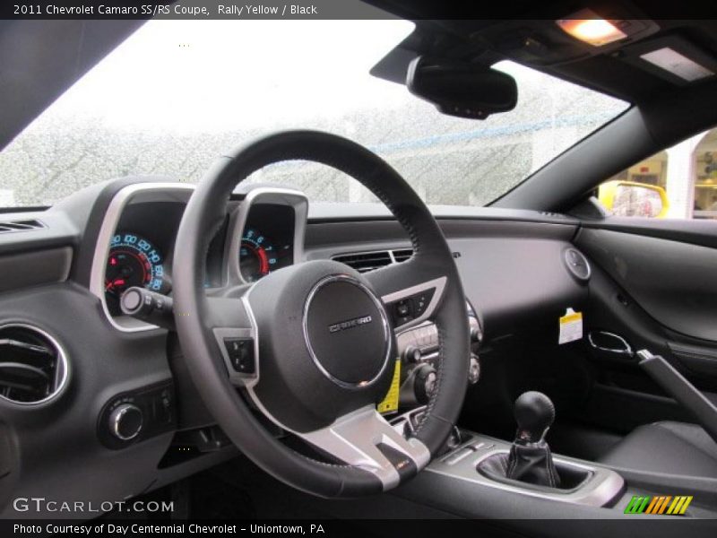 Rally Yellow / Black 2011 Chevrolet Camaro SS/RS Coupe