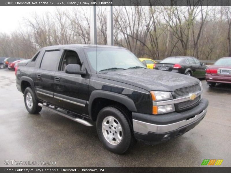 Black / Gray/Dark Charcoal 2006 Chevrolet Avalanche Z71 4x4