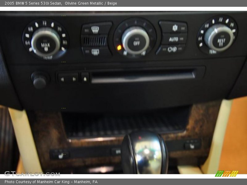 Olivine Green Metallic / Beige 2005 BMW 5 Series 530i Sedan