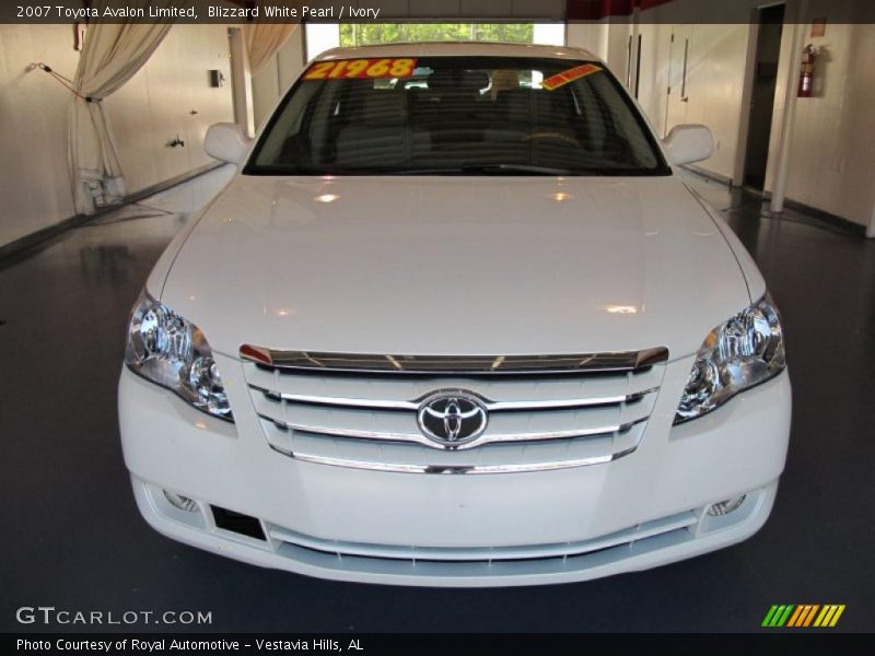 Blizzard White Pearl / Ivory 2007 Toyota Avalon Limited