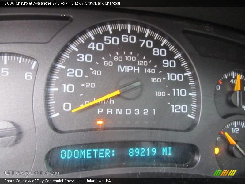 Black / Gray/Dark Charcoal 2006 Chevrolet Avalanche Z71 4x4