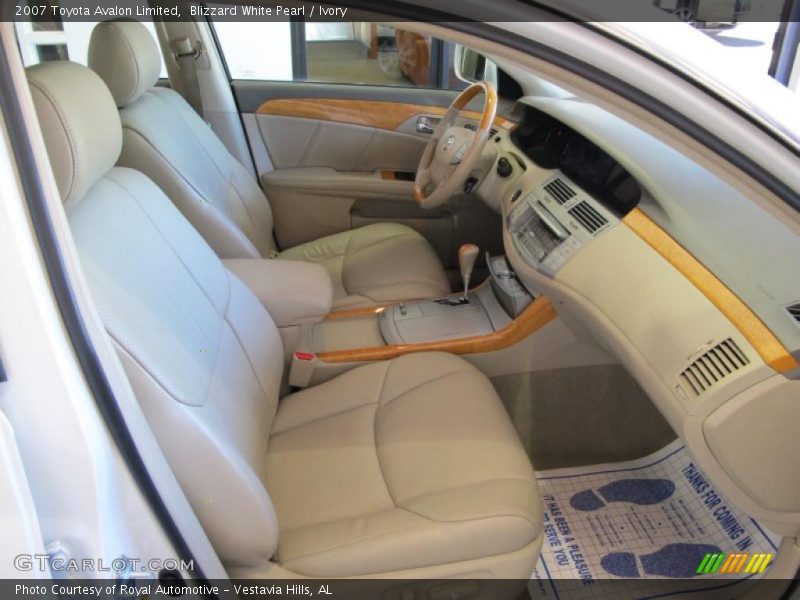 Blizzard White Pearl / Ivory 2007 Toyota Avalon Limited
