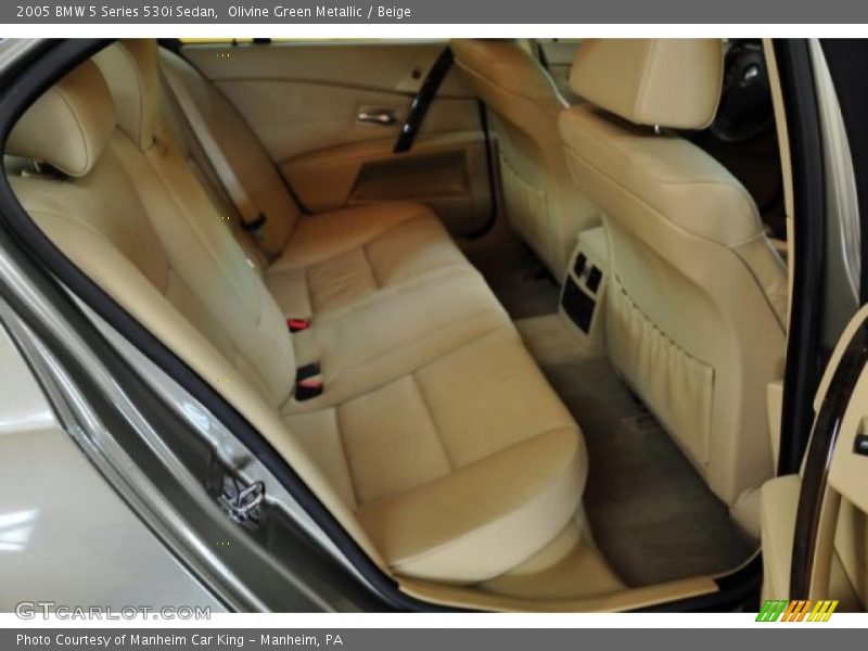 Olivine Green Metallic / Beige 2005 BMW 5 Series 530i Sedan