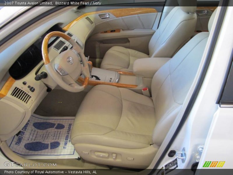 Blizzard White Pearl / Ivory 2007 Toyota Avalon Limited