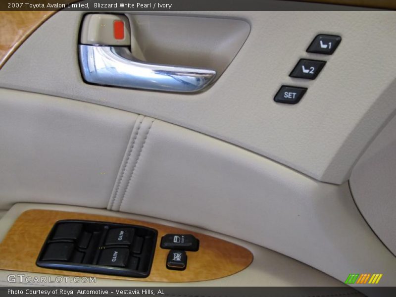 Blizzard White Pearl / Ivory 2007 Toyota Avalon Limited