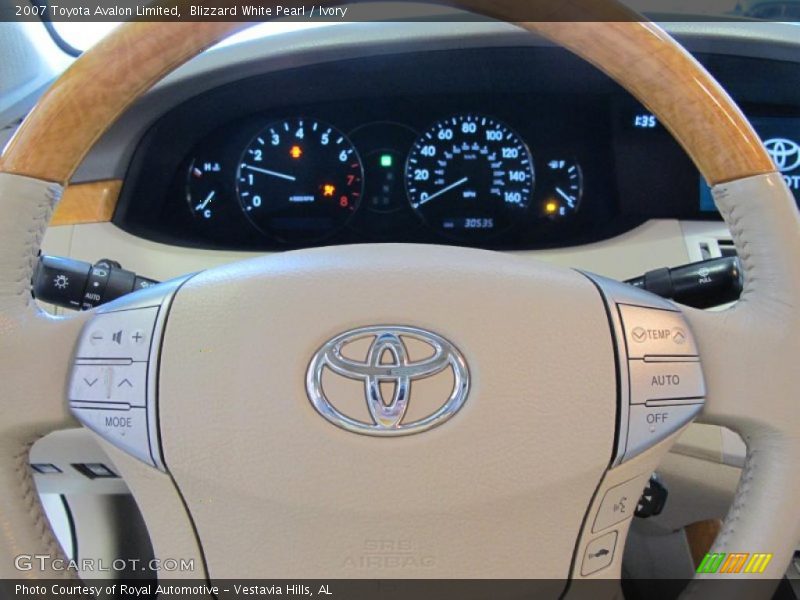 Blizzard White Pearl / Ivory 2007 Toyota Avalon Limited