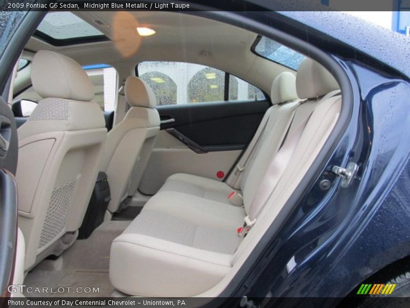 Midnight Blue Metallic / Light Taupe 2009 Pontiac G6 Sedan