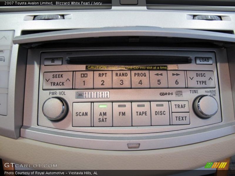 Blizzard White Pearl / Ivory 2007 Toyota Avalon Limited