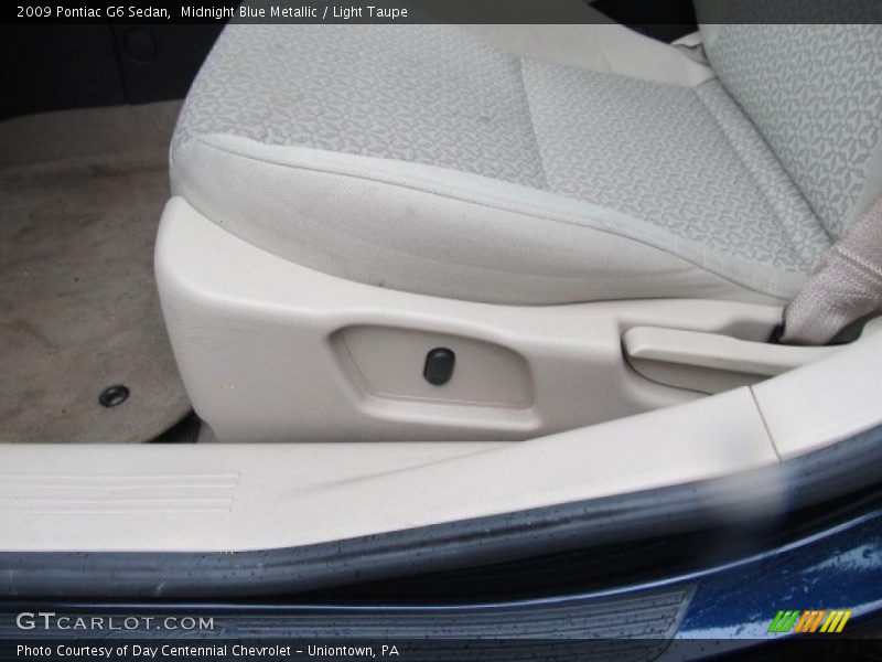 Midnight Blue Metallic / Light Taupe 2009 Pontiac G6 Sedan
