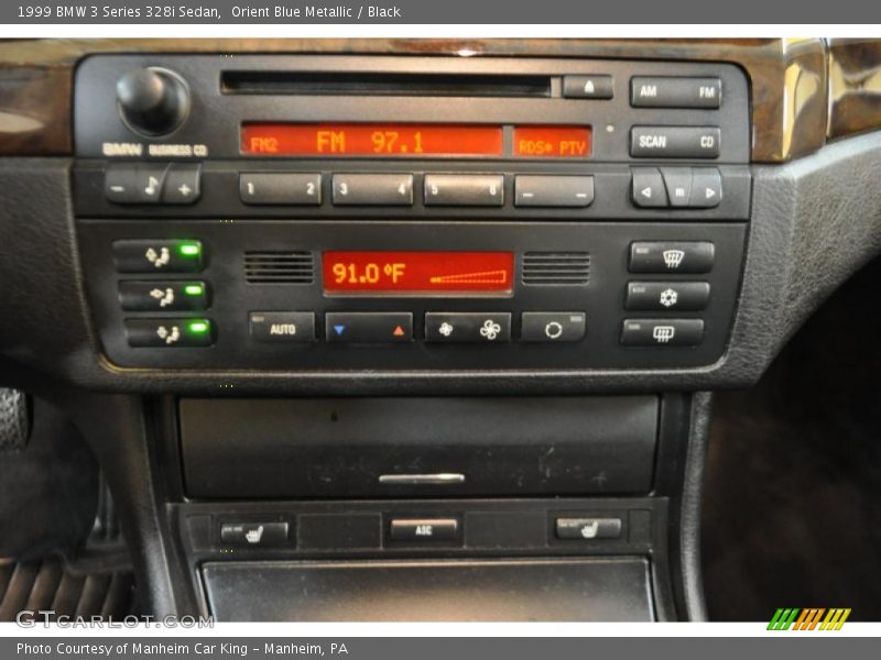Orient Blue Metallic / Black 1999 BMW 3 Series 328i Sedan